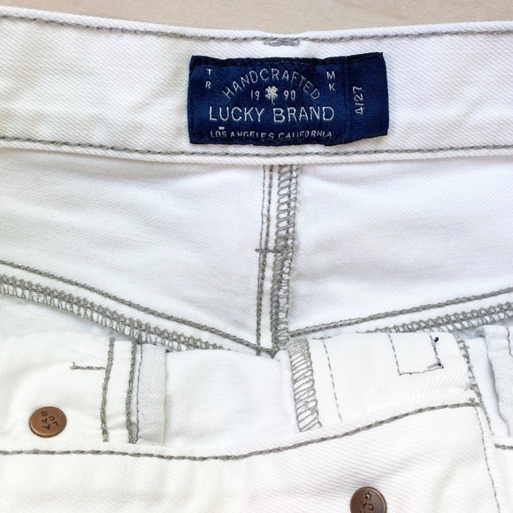 LUCKY BRAND OLD FAVORITE MINI Skirt Split front - Picture 6 of 8
